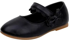 Baby Girls Dress Shoes Flower Girl Kids Mary Jane Ballet Flats Bow Wedding School Party Communion Shoes