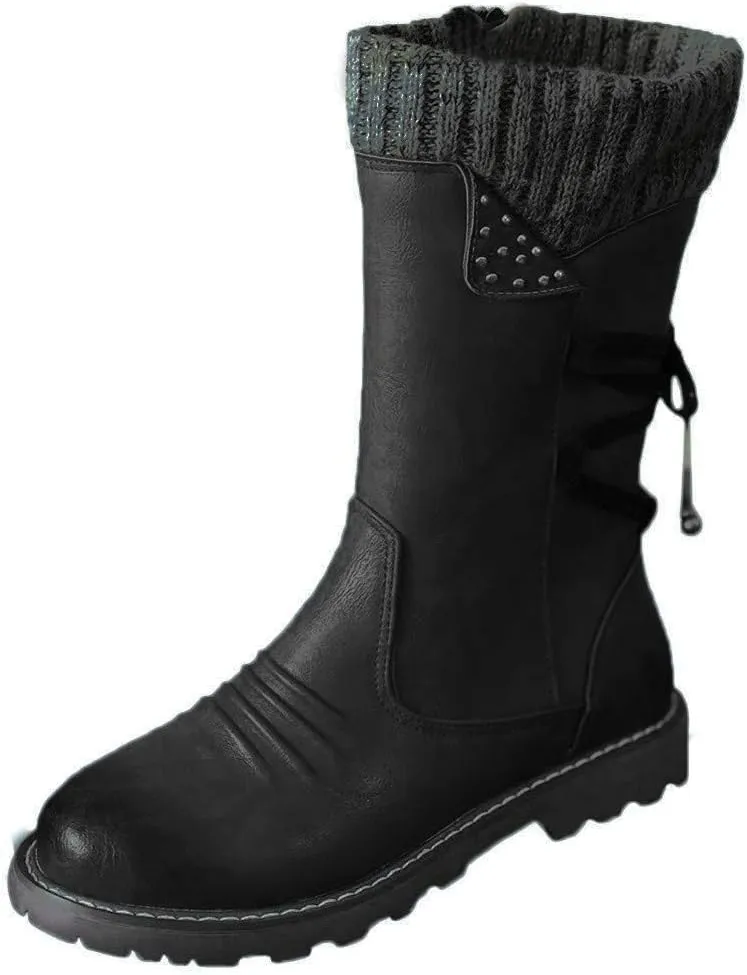 Gibobby Ankle Booties for Women Low Heel,Womens Ankle Boots Pointed Toe Faux Stacked Chunky Heels Tassels Side Zipper Booties