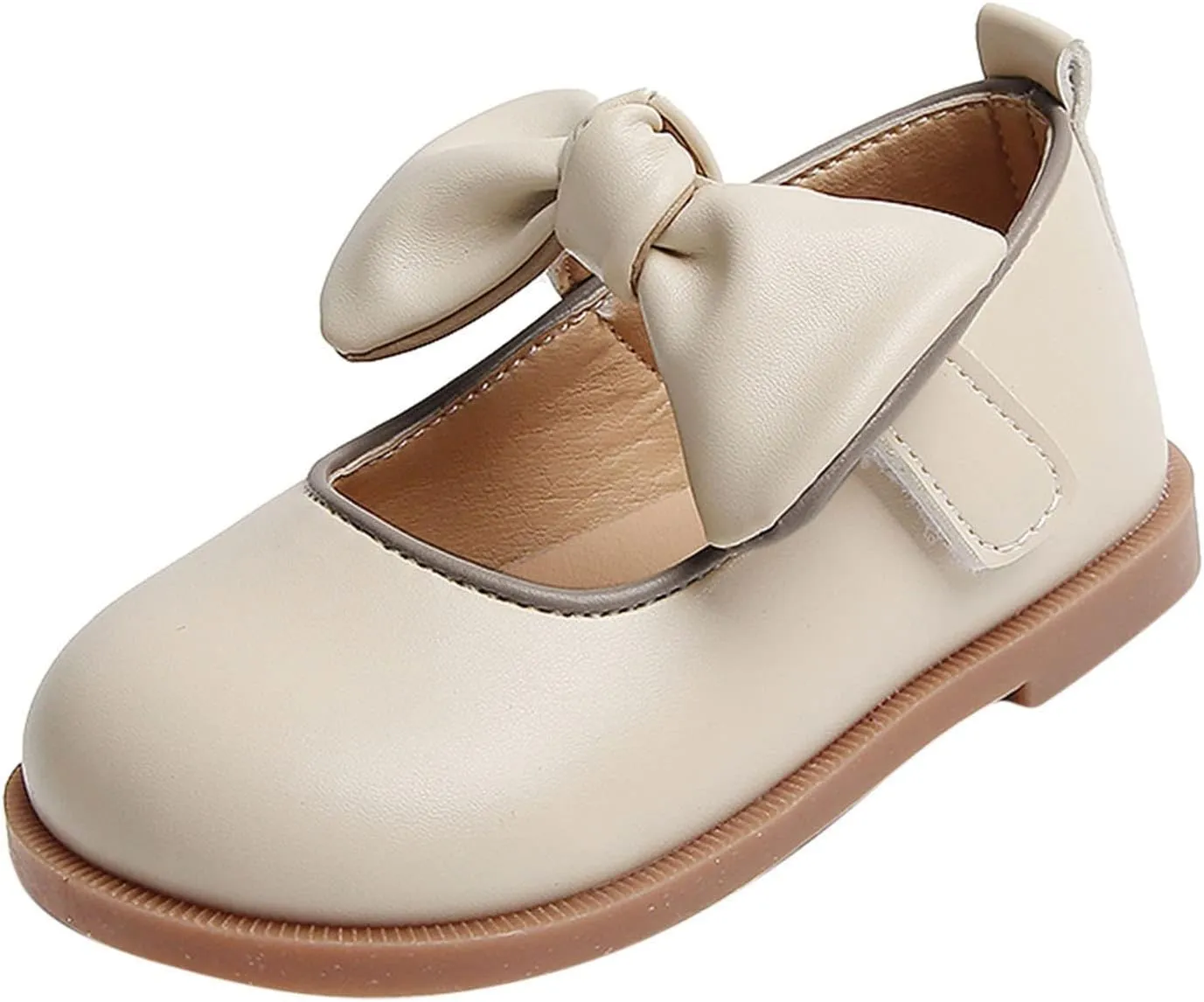 IWIHMIV Toddler Girl Dress Shoes Kids Platform School Mary Jane Shoes Casual Comfortable Non Slip Walking Shoes