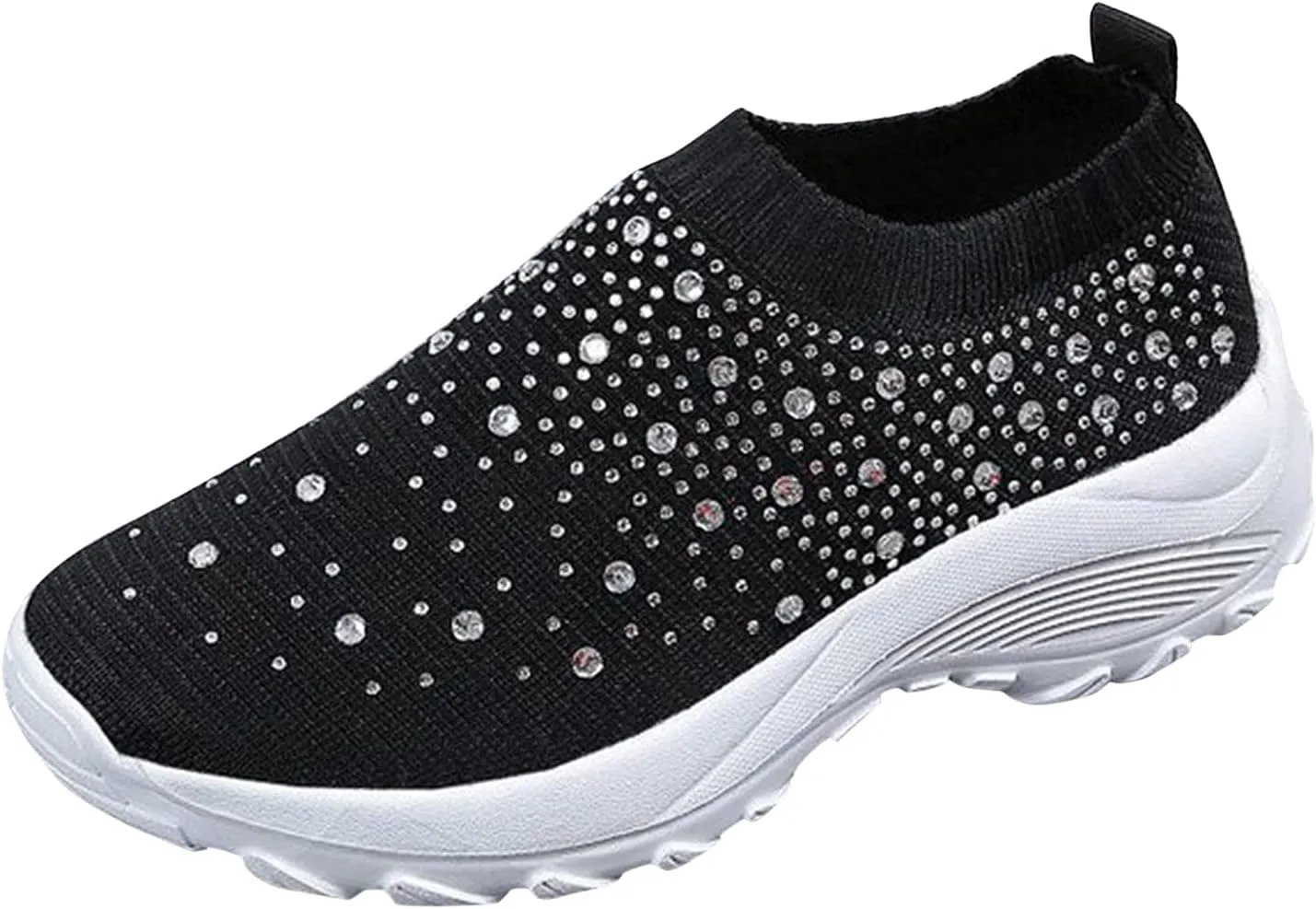 Orthopedic Comfortable Walking Shoes for Women Slip On Sneakers with Arch Support Casual Loafers Plantar Fasciitis Relief Foot Heel Pain Diabetic
