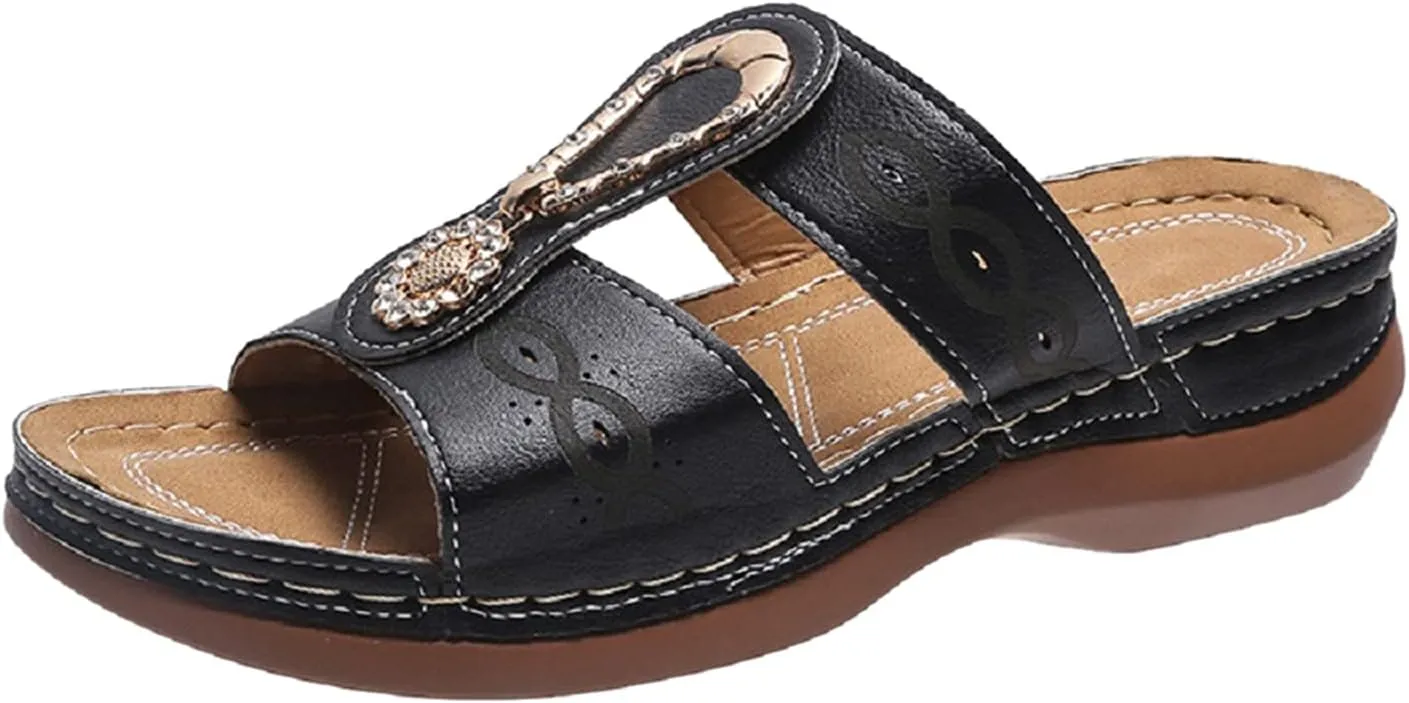 Orthopedic Sandals for Men Beach Black Wedge Thong Sandals for Women Dressy Wedge Sandals for Women Sexy Sandals for Walking All Day Women Platform Sandals for Women Black Block Heels for Women