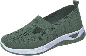Orthopedic Shoes for Women Breathable Soft Slip On Running Shoes for Men Loafers Ladies Casual Shoes Waterproof Sneakers Brown Tennis Shoe Loafers Shoe