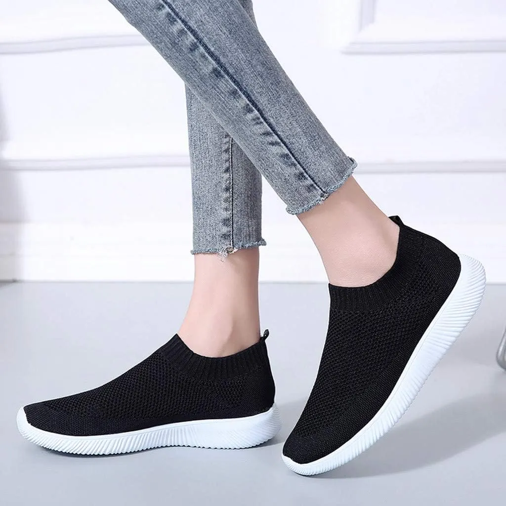 Women's Slip-on Shoes Wide Width Sneakers Hands Free Mens Running Shoes Jogging Men Shoes Casual Dress Sneakers White Tennis Shoe Trainers Shoe
