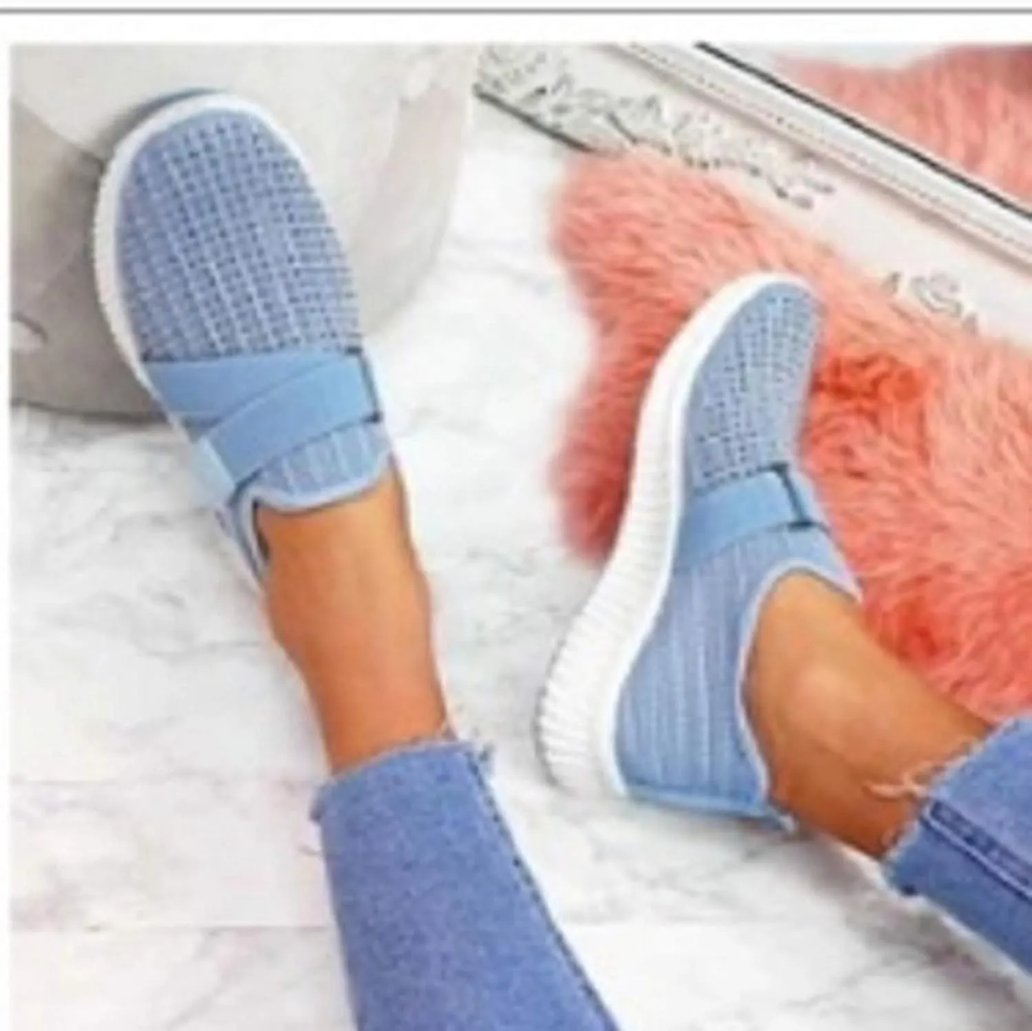 Womens White Platform Sneakers Low Top Platform Shoes Business Casual Shoes Women Woman Loafers Shoes White Leather Slip On Sneakers for Women