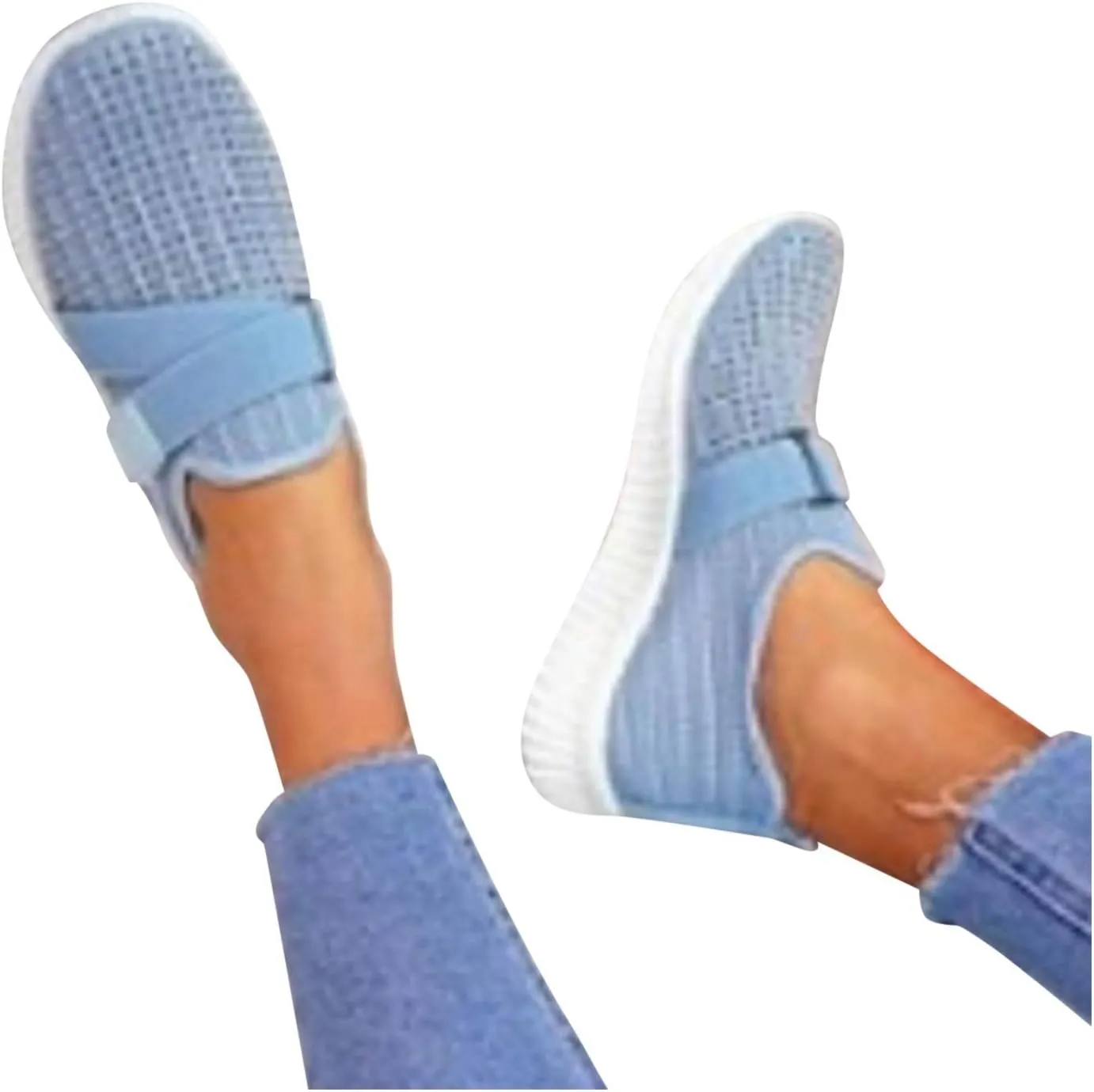 Womens White Platform Sneakers Low Top Platform Shoes Business Casual Shoes Women Woman Loafers Shoes White Leather Slip On Sneakers for Women